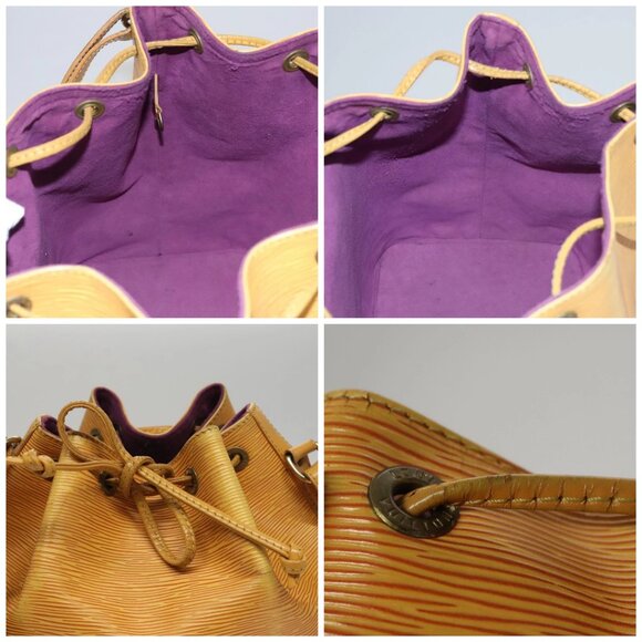 LOUIS VUITTON Epi Petit Noe Shoulder Bag Yellow - Picture 15 of 15